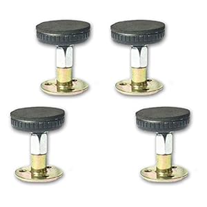 Myuilor 4 stks Verstelbare Bedframe Anti-Shake Tool voor Bed, Headboard stoppers, Nachtkastje Headboards Voorkom losraken Anti-Shake Fixer (47-64mm)