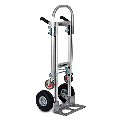 Magline GMK16UA4 Gemini Jr Convertible Hand Truck, Pneumatic Wheels, 500 lbs Load Capacity, 51" Height, 47-1/2" Length x 21" Width #1