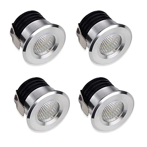 Luz de techo LED Foco peque�o empotrado Gabinete de escaparate Mini foco en miniatura Luz blanca c�lida de alto brillo
