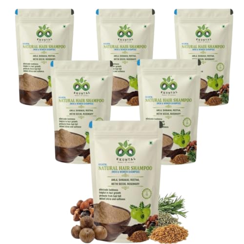 Image of Natural Hair Wash Powder | The Signature Hair Reserve | Amla, Reetha, Shikakai, Methi & Rosemary Blend | Sulphate-Free Shampoo Powder Alternative | Helps Reduce Hair Fall & Dandruff | 1200 g