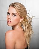 HairDo Spiky Hair Clip-In Textured Playful Color R1416T Buttered Toast 3.5-4.5' Length 3 Pronged Attachment Tru2Life Heat Friendly Synthetic Fiber Womens Hairpiece Toni Soft Pinza Para el Cabello
