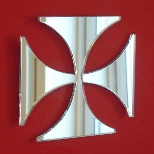 Super Cool Creations Celtic Cross Mirrors 45cm x 45cm, Silver
