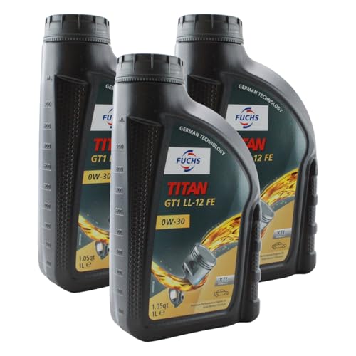 Fuchs 3 Litros Aceite Motor GT1 LL-12 FE SAE 0W-30