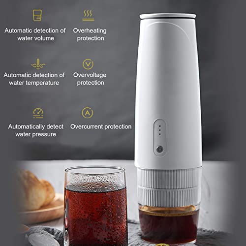 Heizung Kaffeemaschine, Kaffeemaschine Kleine stabile Extraktion Batterie mit großer Kapazität Schnelles Aufladen für… – Bild 7