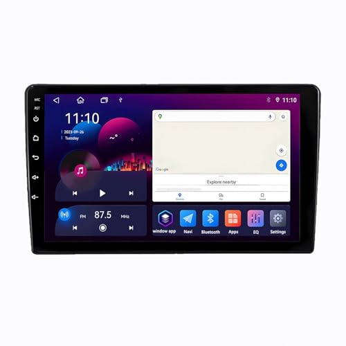 Carplay Coche con pantalla táctil de 4 núcleos y cámara HD para Grandeur