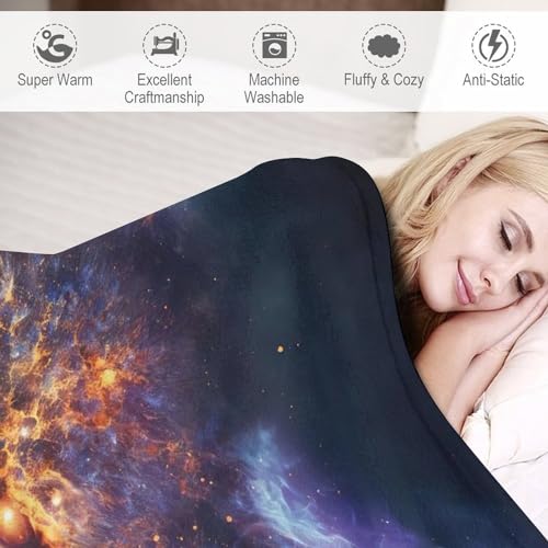 Manta de forro polar de lobo cálida para cama y sofá de 150x200 4