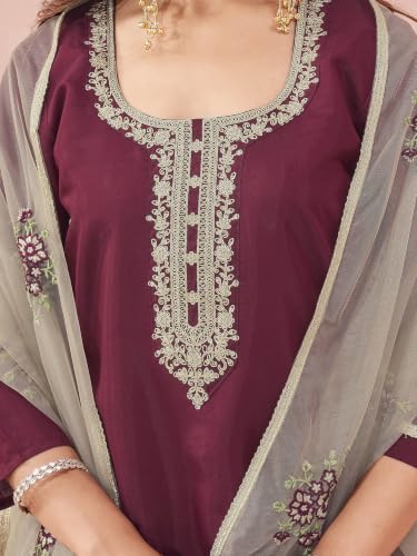 Image of Womanista Farshi Salwar Suit for Women| Farsi Kurta Set with Dupatta