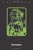  Paintball player with mask Notebook: Dot Grid Journal/Logbook for Gotcha enthusiasts and friends of the colourful play of colours