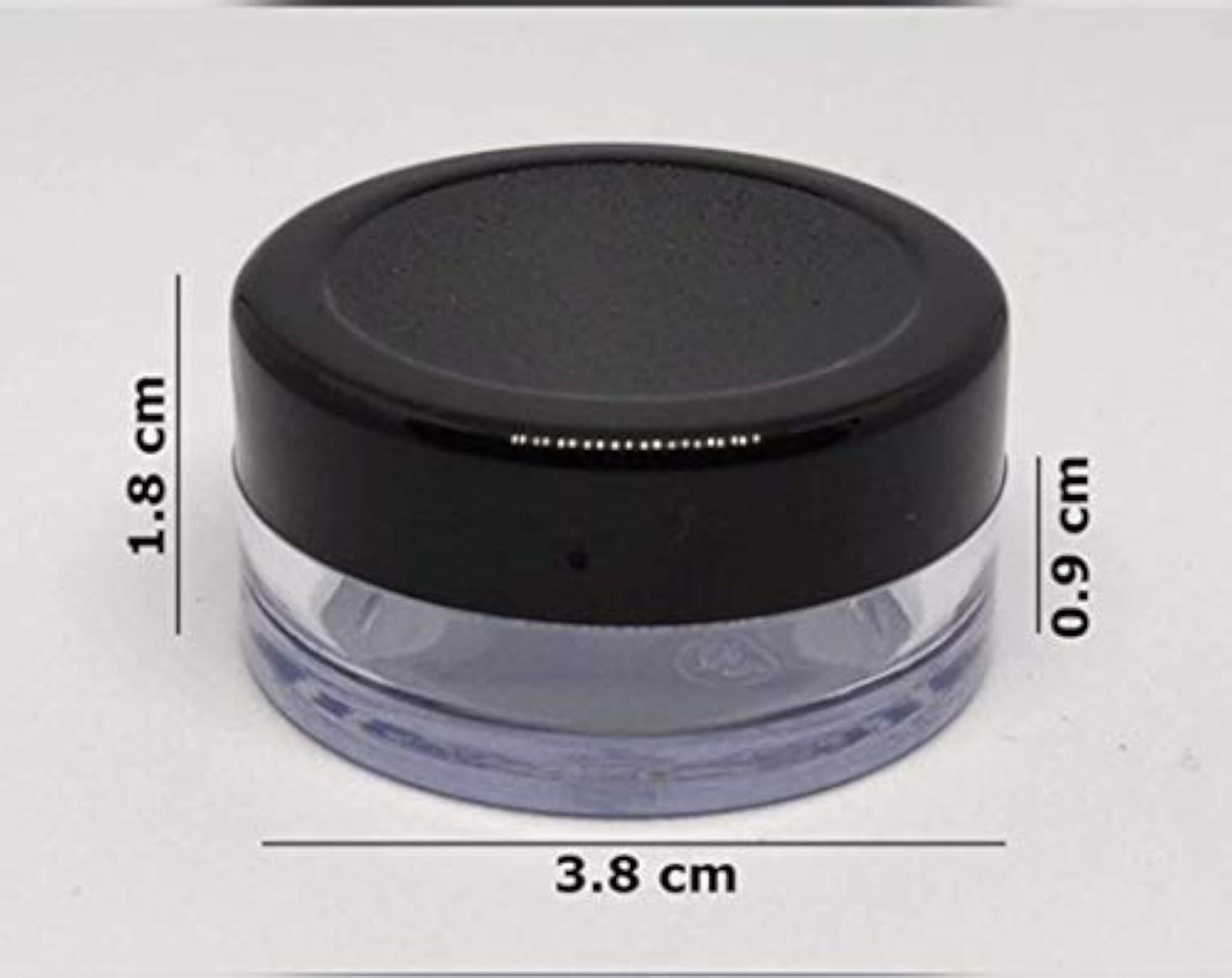 Set of 8 Acrylic Jars for DIY Lip Balms & Body Butter