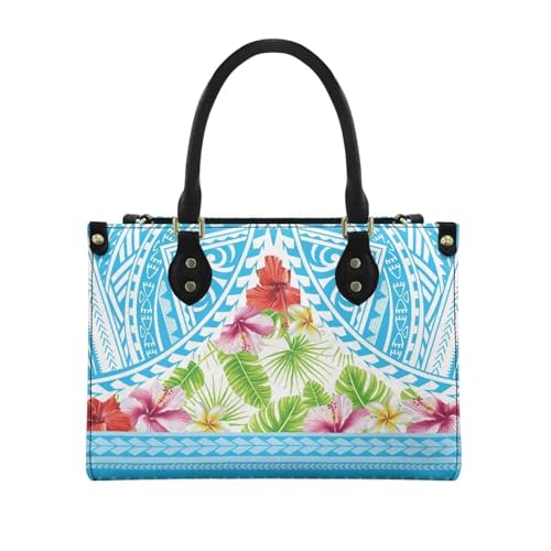 Bolso bandolera para mujer, grande, estilo hawaiano, con asa superior y tipo mensajero