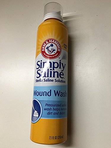 Arm & Hammer Simply Saline Solution Wound Wash 7.1 each (2 Pack) by Arm & Hammer