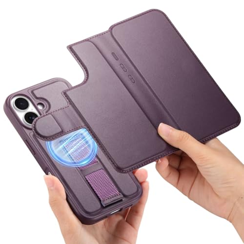 RNOZX For iPhone 17 Pro�p�J�[�h�E�H���b�g���U�[�P�[�X 2in1 ���E���}�O�l�b�g�t���b�v�J�o�[�iFor iPhone 17 Pro�p/�p�[�v���j