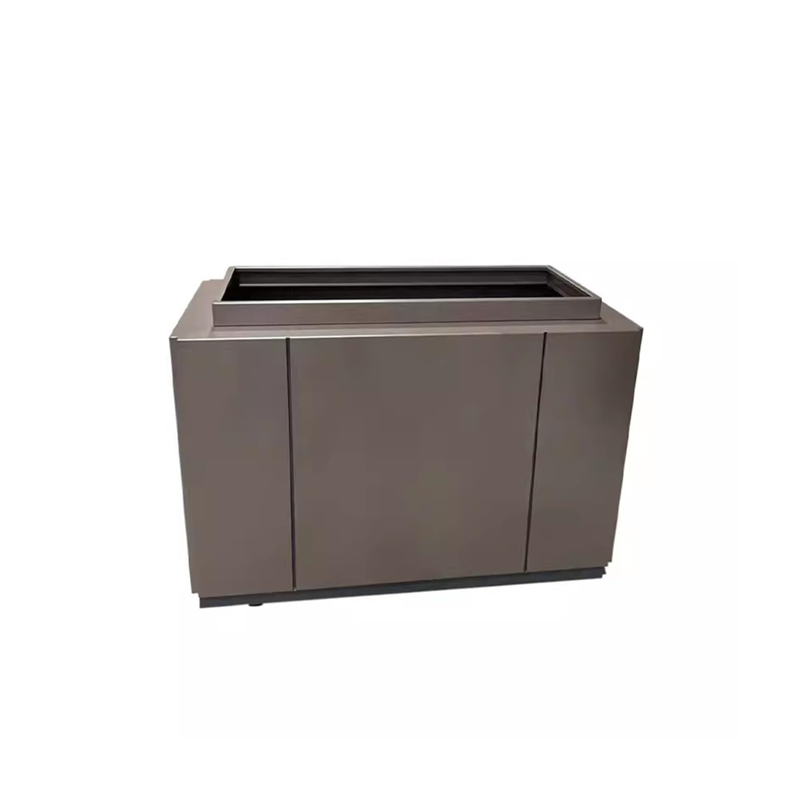 raised planter Outdoor Flower Box Square Sales Department Commercial
