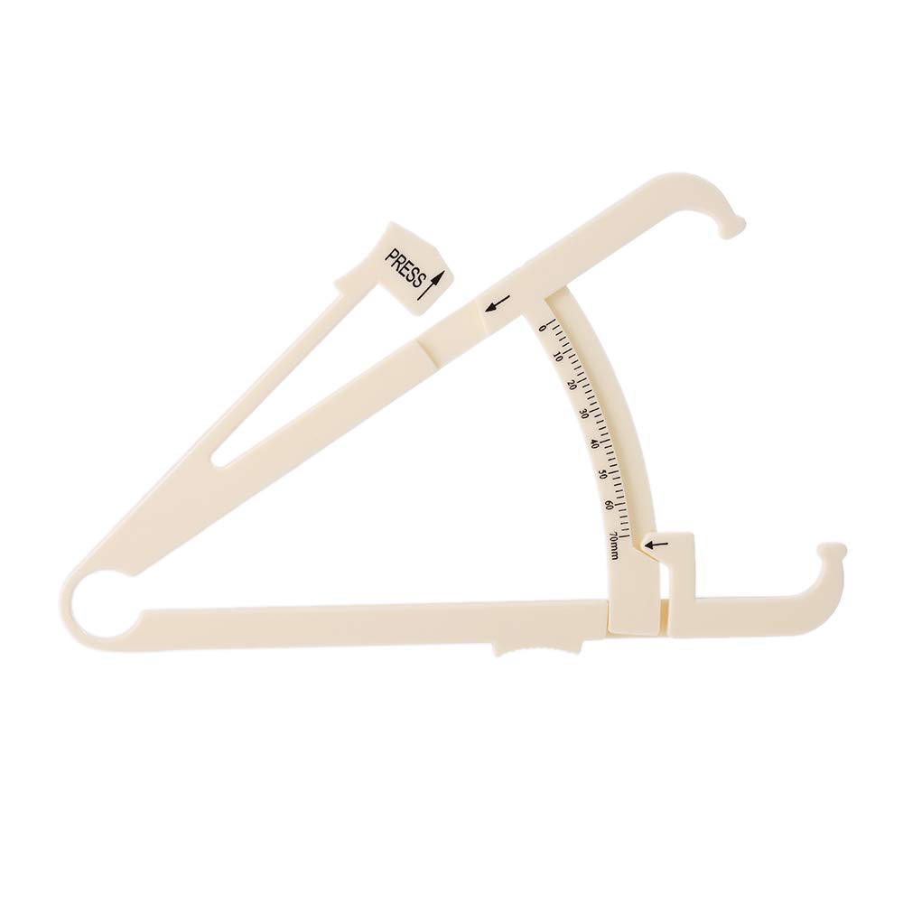 1PC 70mm Body Fat Caliper Personal Body Fitness Measurement Tool Skin Fold Tester Health Keeper-image-12