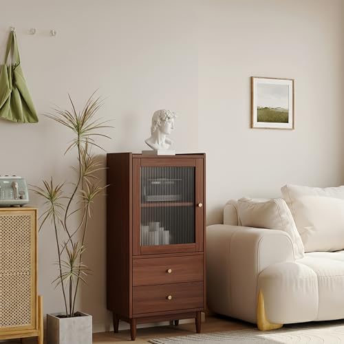 Vitrina independiente con puerta de cristal y...