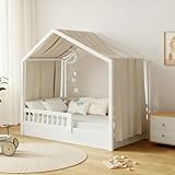 Décoration Chaleureuse pour Une Chambre D'enfant: Les douces rideaux de lit pour enfants ajoutent une touche de douceur féerique au lit de votre enfant,créant un environnement de sommeil confortable,ce qui en fait un cadeau idéal pour les garçons et les filles