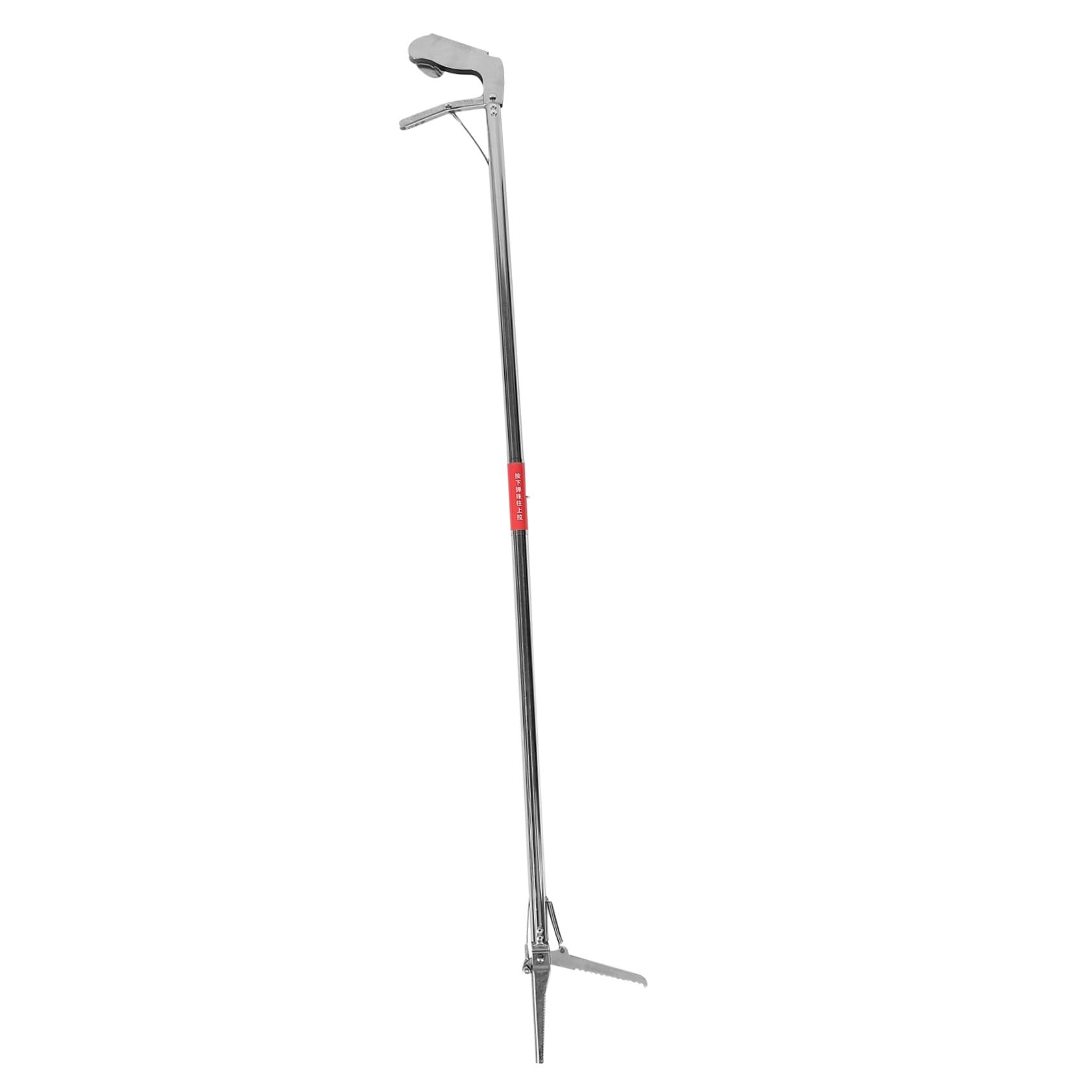 SUPVOX Pinza per Serpenti in Acciaio Inossidabile Eccellente Durata e Flessibilità, Clip da Giardino Argento per Catturare Serpenti e Utilizzo Come Pinza per Rifiuti