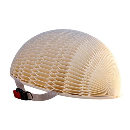 Casco de bicicleta para adultos,Sombrero de papel plegable portátil,Casco de bicicleta con correa ajustable | Adecuado para ciclismo, ciclismo de carretera, al aire libre, senderismo, viajes, mujeres
