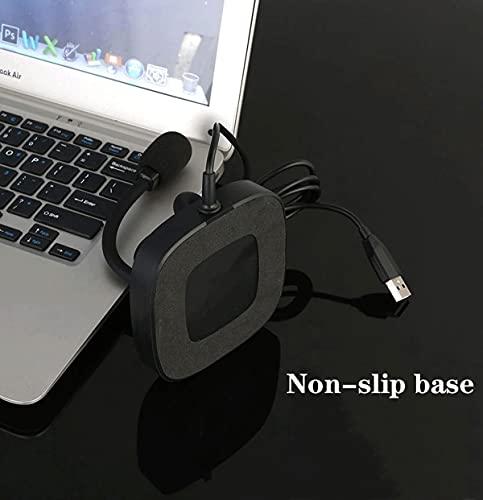 Microphone USB de streaming et gaming noir compatible PC avec commande muet - 7
