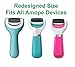 Extra Coarse Pedicure Refill Rollers Compatible With Amope Pedi Perfect Electronic Pedicure Foot File, 4-pack, Professional Grade Replacement Roller Heads