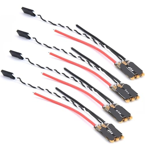 BLS 2-6S ESC �����v���O���}�u�� O125 D-S150/300/600 35A 45A RC FPV �N�A�b�h�R�v�^�[ �t���[���ɓK��(4PCs 45A ESC)