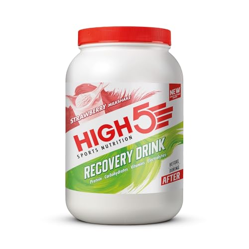 High5 High5 Bebida De Recuperación Con Alto Contenido En Proteína De Suero Aislada - Fomenta La Recuperación Muscular - Arándanos - Bote De 1.6 Kilos 1720 g