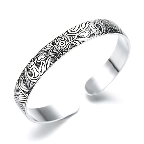 Pulsera de flor de loto en plata de ley, tu accesorio ideal para el día a día y eventos