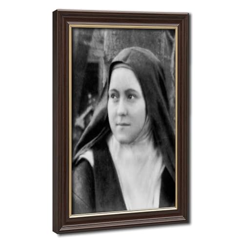 Impression Sainte Thérèse sur toile de qualité supérieure - Tableau deco avec cadre à suspendre