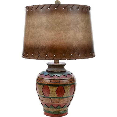 Black Forest Decor Great Plains Pottery Table Lamp - Farmhouse Rustic Lamp Shade #TOP1
