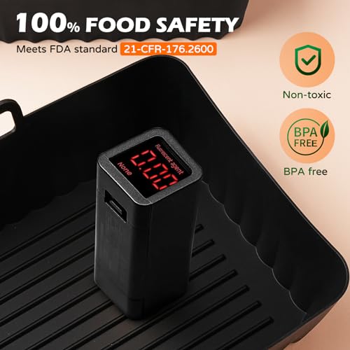 Ninja Varmluftsfritös Tillbehör – BPA-fria för Dual Zone 7,6-9,5 L
