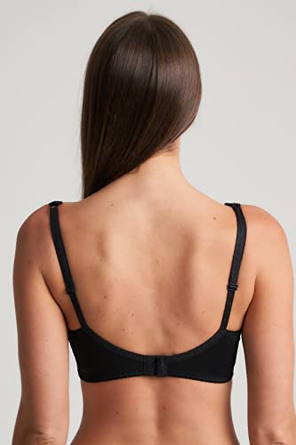 ShopMCR Ladies Full Cup Lace Underwired Bra Soft Cup Full Coverage Non-Padded Push up Women’s Bra (Black, 34D) - Image 5