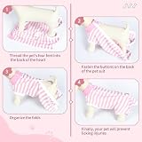 TQFlow Hundbody Nach Op, Body Hund Kastration Wundschutzanzüge Hündin Rüde, Wundschutz Professioneller Pet Recovery Suit, Operationsbody Hund Body Atmungsaktiv Hunde Einteiler (Rosa,XS)