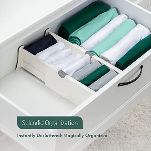 Adjustable-Drawer-Dividers-4-Pack-Adjusting-Length-from-11-Inch-17-Inch-Tall-Drawer-Organizers-for-Clothes-Locks-in-Place-Use-for-Bedrooms-Bathroom-Kitchen-Office-Organization-and-Storage