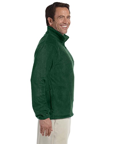8 oz. Quarter-Zip Fleece Pullover, Small, HUNTER3