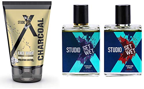 set wet charcoal face wash
