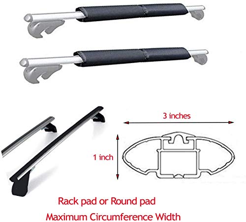 Cor Surf Aero Roof Rack paddleboard, caiaque, pranchas de surf | para barras de estilo Aero largas (