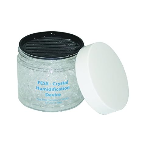 F.e.s.s FESS Cigar Crystal Gel Humidifier for Cigar Humidors - 4oz Jar Cover