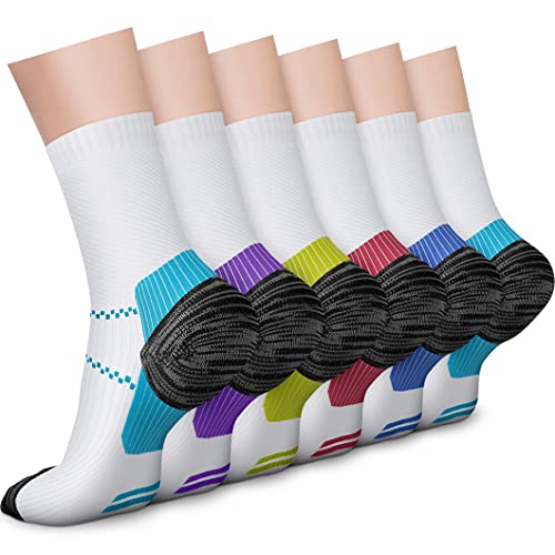 Image of Copper Compression Socks (3 Pairs), 15-20 mmhg is BEST Athletic & Medical for Men & Women, Running, Flight, Travel, Nurses - Boost Performance, Blood Circulation & Recovery