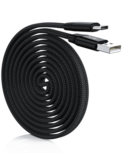 Cable CarPlay USB C en espiral de 3 pies, cable de carga USB A a USB C de 5 V 3 A, cable de carga USB de nailon trenzado duradero, carga rápida y sincronización de datos para iPhone 16/15, iPad