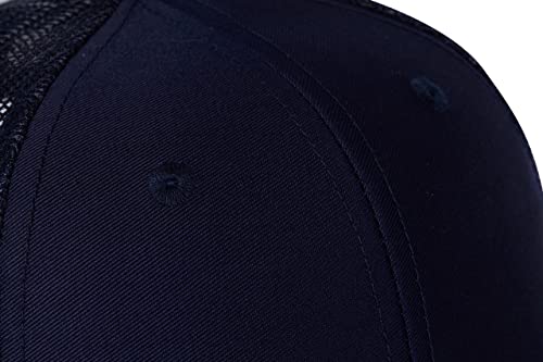 Image of Quanhaigou Trucker Hat - Mesh Snap Back - Unisex Adjustable Baseball Cap - Outdoor Hats for Men Women