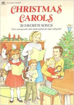 Paperback Christmas Carols : 20 Favorite Songs , Piano Arrangements with Chord Symbols for Organ and Guitar (A Golden Book) Book