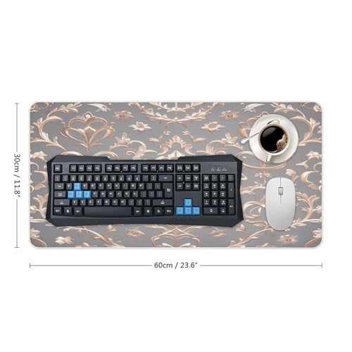 Alfombrilla Grande para Mouse de Goma Rose Gold miniatura 2