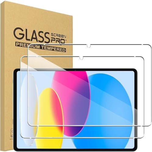 Vurtboly 2Pack Screen Protector Compatible with iPad (A16) 11th Generation 112025 Anti Scratch 9H Tempered Glass Face ID & Apple Pencil Compatible Case Friendly for iPad (A16) 11th Generation 11