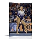 ZIQIYUBO Gymnast Suni Lee Poster Decorative Painting Canvas Wall Art Living Room Posters Bedroom Painting. Frame-style, 20x30inch(50x75cm)