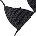 comeondear Mujer Conjunto de Bikini Push Up Brasileño Sujetador Triángulo con Volantes...