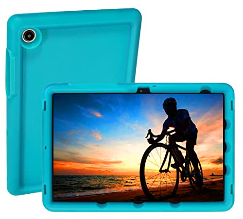 Bobjgear Bobj Rugged Tablet Case For Samsung Galaxy Tab A8 10.5 Sm-X200, Sm-X205 - | Shockproof | Premium Washable Silicone | Kid Friendly (Terrific Turquoise) #TOP25