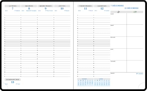 Exacompta Agenda semainier Horizons 22 Sésame 18 x 22 5 cm 2027 - vue 3