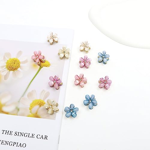 Aco-Uint 7762 20 Pcs Colorful Floral Hair Clips thumb #6