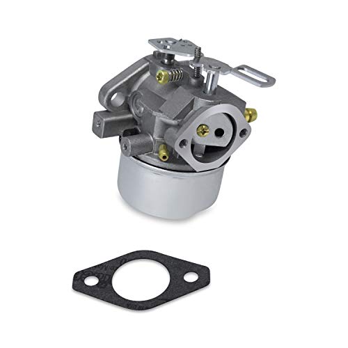 Everest Parts Supplies Carburetor with Gasket Replaces Tecumseh 640349 640052 640054 8hp 9hp 10hp LH318SA LH358SA Carburetor with Primer Bulb & Fuel LINE