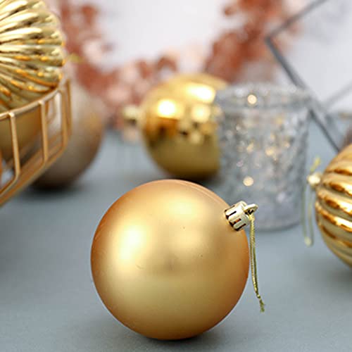 Decoração de bola de Natal festiva, enfeite de bola para pendurar na árvore de Natal, 1 caixa de pin